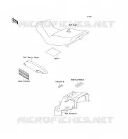 LABEL pour Kawasaki ZZR250 2004