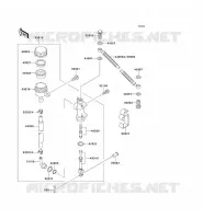 MAITRE CYLINDRE ARRI&Egrave;RE pour Kawasaki ZZR250 2004