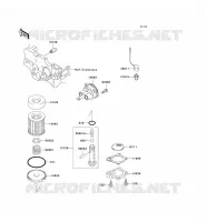 POMPE A HUILE/FILTRE &Agrave; HUILE pour Kawasaki ZZR250 2004