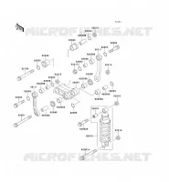 SUSPENSION/AMORTISSEUR pour Kawasaki ZZR250 2004