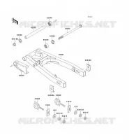BRAS OSCILLANT pour Kawasaki ZZR250 1993