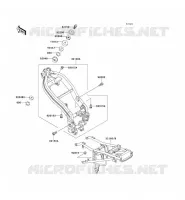 CH&Acirc;SSIS pour Kawasaki ZZR250 1993