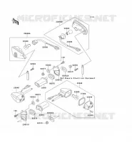 CLIGNOTANTS pour Kawasaki ZZR250 1993