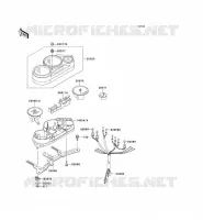 COMPTEURS pour Kawasaki ZZR250 1993