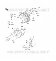 COUVERCLES MOTEUR pour Kawasaki ZZR250 1993