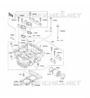CULASSE pour Kawasaki ZZR250 1993