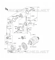 D&Eacute;MARREUR pour Kawasaki ZZR250 1993