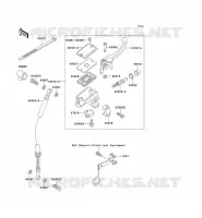 MAITRE CYLINDRE AV pour Kawasaki ZZR250 1993