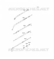 CABLES pour Kawasaki ZZR250 1997