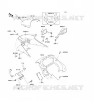 CARENAGE pour Kawasaki ZZR250 1997