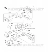 CLIGNOTANTS pour Kawasaki ZZR250 1997