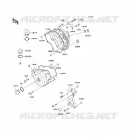COUVERCLES MOTEUR pour Kawasaki ZZR250 1997