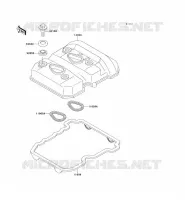 COUVRE CULASSE pour Kawasaki ZZR250 1997