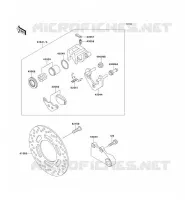 FREIN ARRIERE pour Kawasaki ZZR250 1997