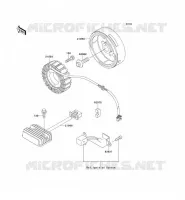 G&Eacute;N&Eacute;RATEUR pour Kawasaki ZZR250 1997