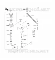 MAITRE CYLINDRE ARRI&Egrave;RE pour Kawasaki ZZR250 1997
