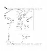 MAITRE CYLINDRE AV pour Kawasaki ZZR250 1997