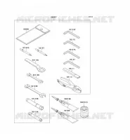 OUTIL UTILISATEUR pour Kawasaki ZZR250 1997