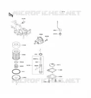 POMPE A HUILE pour Kawasaki ZZR250 1997