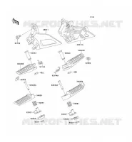 REPOSE PIED pour Kawasaki ZZR250 1997