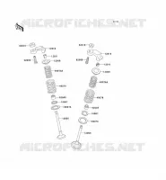 SOUPAPE pour Kawasaki ZZR250 1997