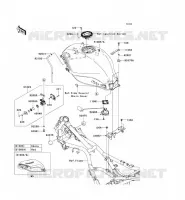 RESERVOIR CARBURANT pour Kawasaki NINJA 250R 2008