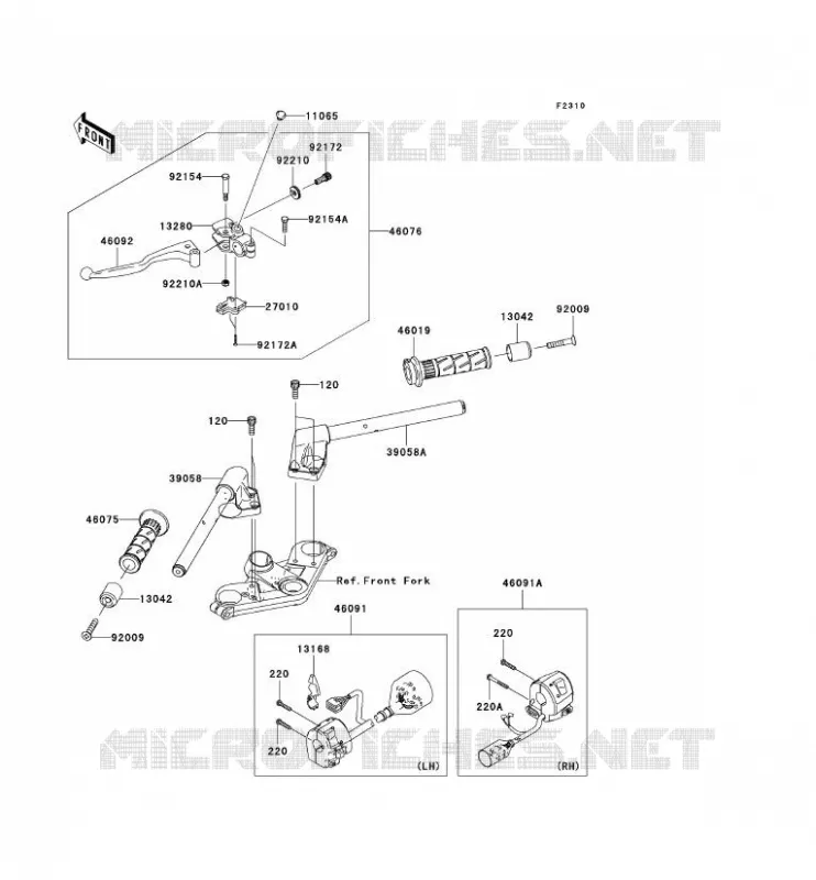 GUIDON Kawasaki MOTOS 250 2008 NINJA 250R  EX250J8F