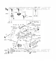 CONTACTEUR SERRURE/R&Eacute;FLECTEUR pour Kawasaki NINJA 250R 2008