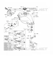RESERVOIR CARBURANT pour Kawasaki NINJA 250R 2008