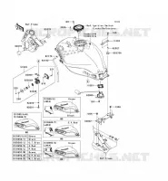 RESERVOIR CARBURANT pour Kawasaki NINJA 250R 2009