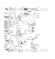 RESERVOIR CARBURANT pour Kawasaki NINJA 250R 2011