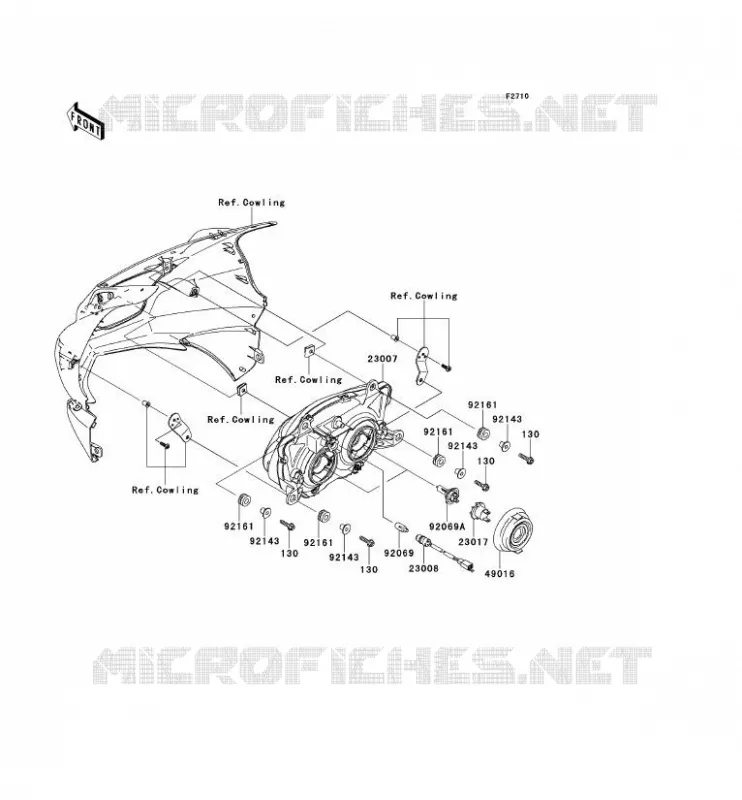 OPTIQUE(S) Kawasaki MOTOS 250 2011 NINJA 250R  EX250KBF