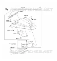 ACCESSOIRE (COUVRE SELLE) pour Kawasaki NINJA 300 2014