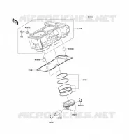 CYLINDRE/PISTON pour Kawasaki NINJA 300 2014