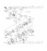 D&Eacute;MARREUR pour Kawasaki NINJA 300 2014