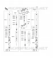 FOURCHE pour Kawasaki NINJA 300 2014