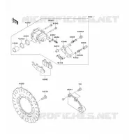 FREIN ARRIERE pour Kawasaki NINJA 300 2014