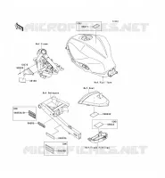 LABEL pour Kawasaki NINJA 300 2014