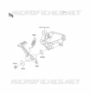 PEDALE DE FREIN/TORQUE LINK pour Kawasaki NINJA 300 2014