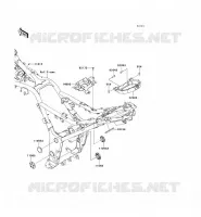 PIECE DE CADRE (COUVERTURE) pour Kawasaki NINJA 300 2014