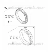 PNEUS pour Kawasaki NINJA 300 2014