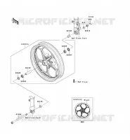 ROUE AVANT(CA,US) pour Kawasaki NINJA 300 2014