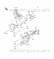 SUPPORT MOTEUR pour Kawasaki NINJA 300 2014