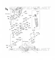 SUSPENSION/AMORTISSEUR pour Kawasaki NINJA 300 2014