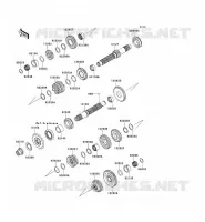 TRANSMISSION pour Kawasaki NINJA 300 2014