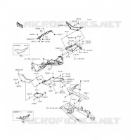 CACHE LAT&Eacute;RAL/GARDE CHAINE pour Kawasaki NINJA 300 2015