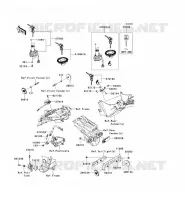 CONTACTEUR SERRURE/R&Eacute;FLECTEUR pour Kawasaki NINJA 300 ABS 2014