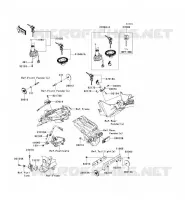 CONTACTEUR SERRURE/R&Eacute;FLECTEUR pour Kawasaki NINJA 300 ABS 2014