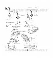 CONTACTEUR SERRURE/R&Eacute;FLECTEUR pour Kawasaki NINJA 300 ABS 2014