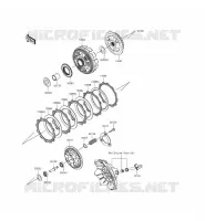 EMBRAYAGE pour Kawasaki NINJA 300 ABS 2015